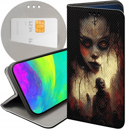 Etui Do Huawei P20 Lite Wzory Halloween Zombie Dynie Czaszki Czarownice Huawei