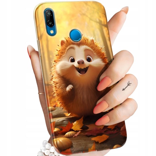 Etui Do Huawei P20 Lite Wzory Jeżyk Jeż Jeżyki Obudowa Pokrowiec Case Huawei