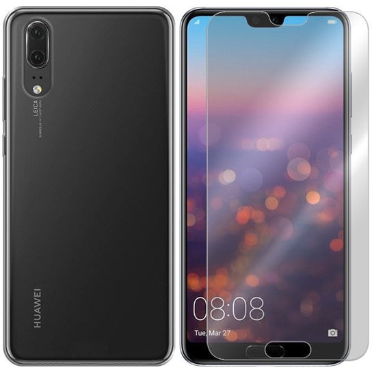 ETUI DO HUAWEI P20 POKROWIEC OBUDOWA GEL + SZKŁO VegaCom