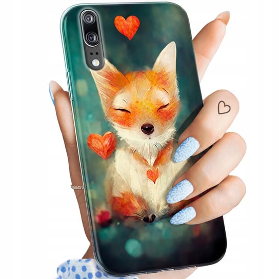 Etui Do Huawei P20 Pro Wzory Liski Lisy Fox Obudowa Pokrowiec Case Huawei