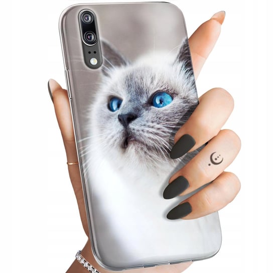 Etui Do Huawei P20 Wzory Animals Zdjęcia Zwierzęta Obudowa Pokrowiec Case Huawei