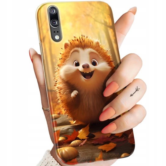 Etui Do Huawei P20 Wzory Jeżyk Jeż Jeżyki Obudowa Pokrowiec Case Huawei