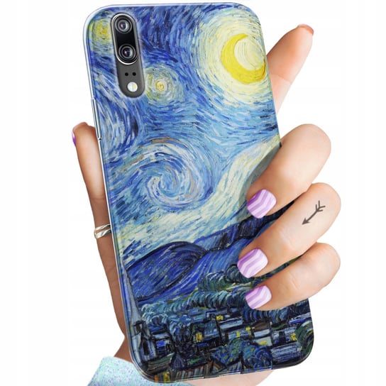 Etui Do Huawei P20 Wzory Vincent Van Gogh Van Gogh Gwieździsta Noc Obudowa Huawei