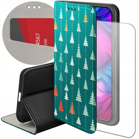 Etui Do Huawei P30 Lite Wzory Choinka Święta Boże Narodzenie Futerał +Szkło Hello Case