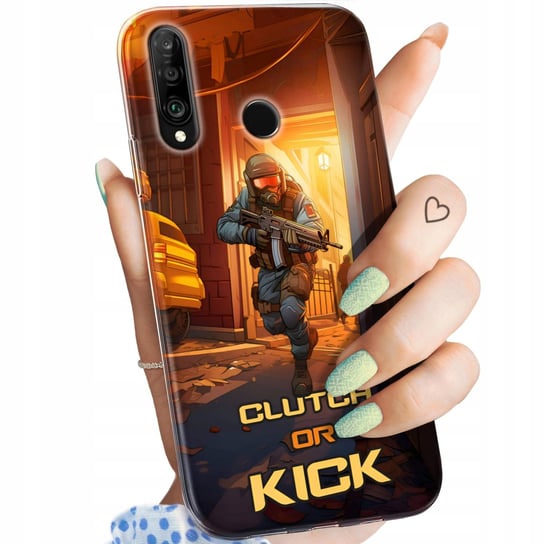 Etui Do Huawei P30 Lite Wzory Cs Go Counter-Strike Obudowa Pokrowiec Case Huawei