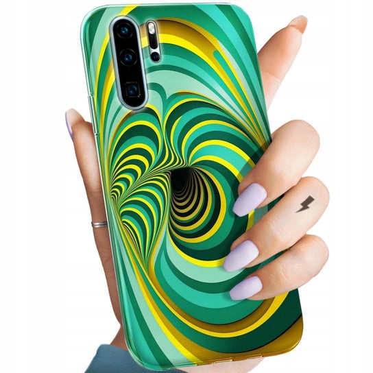 Etui Do Huawei P30 Pro Wzory Iluzja Optyczna Złudzenie Obudowa Pokrowiec Huawei