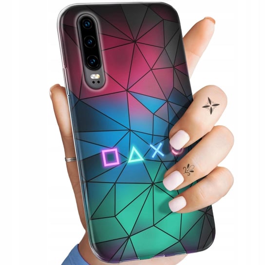 Etui Do Huawei P30 Wzory Dla Gracza Gracz Gamer Game Over Obudowa Pokrowiec Huawei