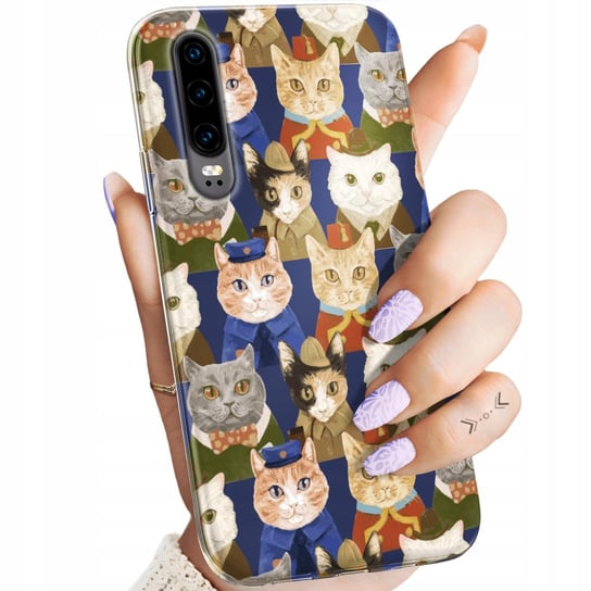 Etui Do Huawei P30 Wzory Koty Kociaki Kotki Obudowa Pokrowiec Case Huawei