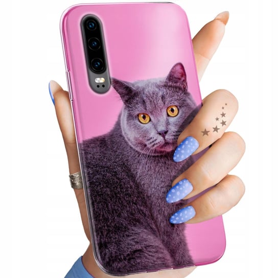 Etui Do Huawei P30 Wzory Koty Kotki Kociaki Obudowa Pokrowiec Case Huawei