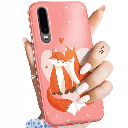 ETUI DO HUAWEI P30 WZORY LOVE MIŁOŚĆ ZAKOCHANIE OBUDOWA POKROWIEC CASE Huawei