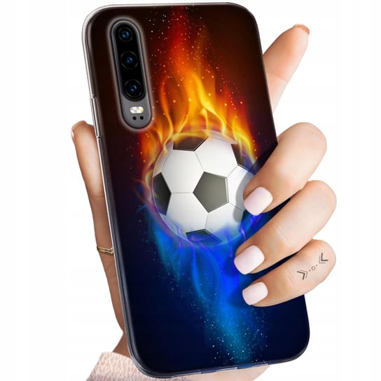 Etui Do Huawei P30 Wzory Sport Piłkarskie Piłka Nożna Obudowa Pokrowiec Huawei