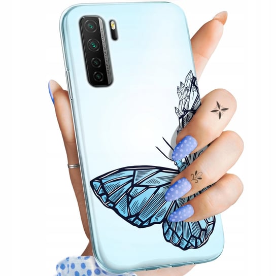 Etui Do Huawei P Lite G Wzory Motyle Butterfly Barwne Obudowa