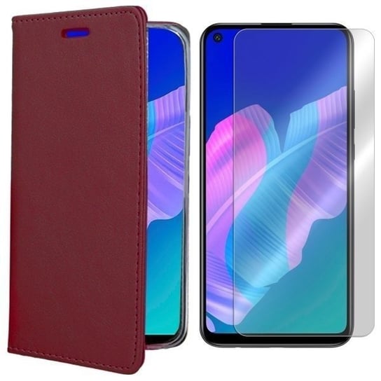 Etui do Huawei P40 Lite E Case Magnetic + szkło 9H VegaCom