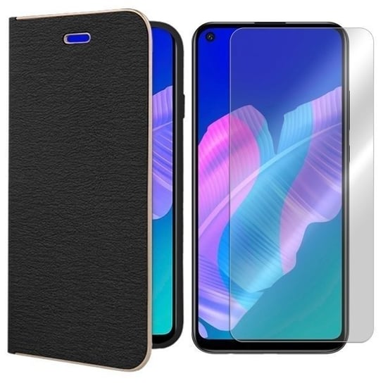 Etui do Huawei P40 Lite E pokrowiec Posh + szkło VegaCom