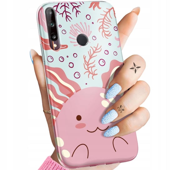 Etui Do Huawei P40 Lite E Wzory Axolotl Aksolotl Z Aksolotlem Obudowa Case Huawei