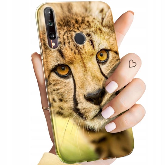 ETUI DO HUAWEI P40 LITE E WZORY GEPARD CĘTKI PANTERKA OBUDOWA POKROWIEC Huawei