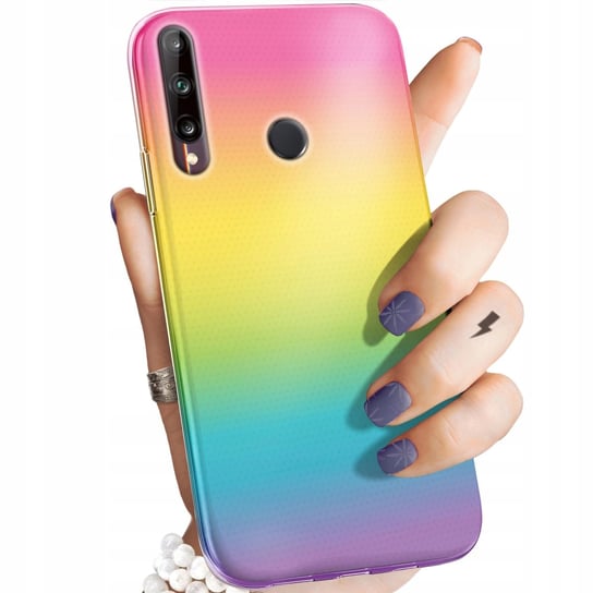 ETUI DO HUAWEI P40 LITE E WZORY LGBT RÓWNOŚĆ PRIDE OBUDOWA POKROWIEC CASE Huawei