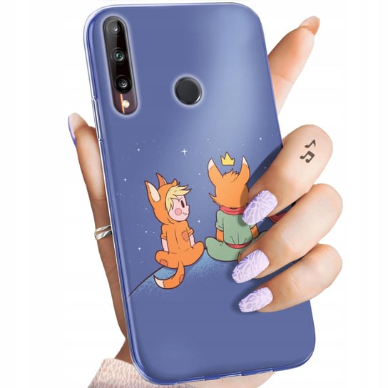 ETUI DO HUAWEI P40 LITE E WZORY MAŁY KSIĄŻĘ LISEK RÓŻA PLANETA OBUDOWA CASE Huawei