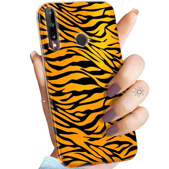 ETUI DO HUAWEI P40 LITE E WZORY TYGRYS TYGRYESK TIGER OBUDOWA POKROWIEC Huawei