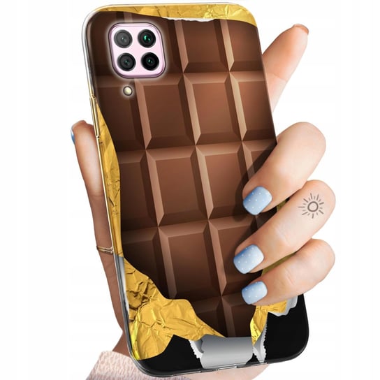 Etui Do Huawei P40 Lite Wzory Czekolada Choco Słodycze Obudowa Pokrowiec Huawei