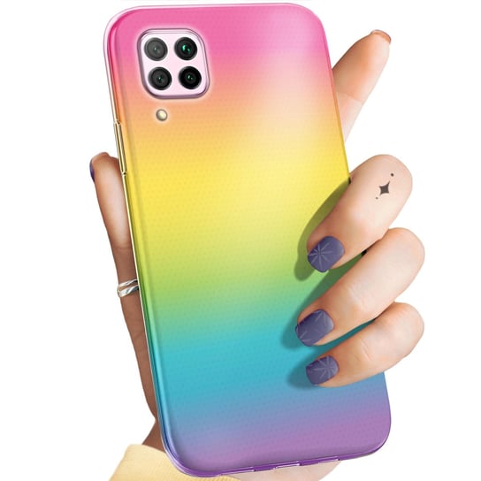 Etui Do Huawei P40 Lite Wzory Lgbt Równość Pride Obudowa Pokrowiec Case Huawei