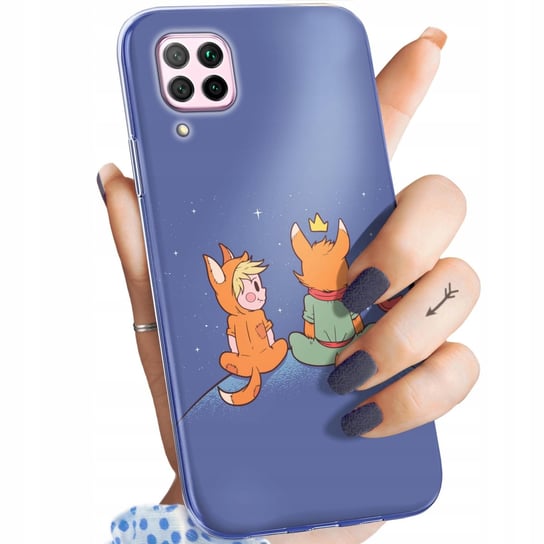 Etui Do Huawei P40 Lite Wzory Mały Książę Lisek Róża Planeta Obudowa Case Huawei