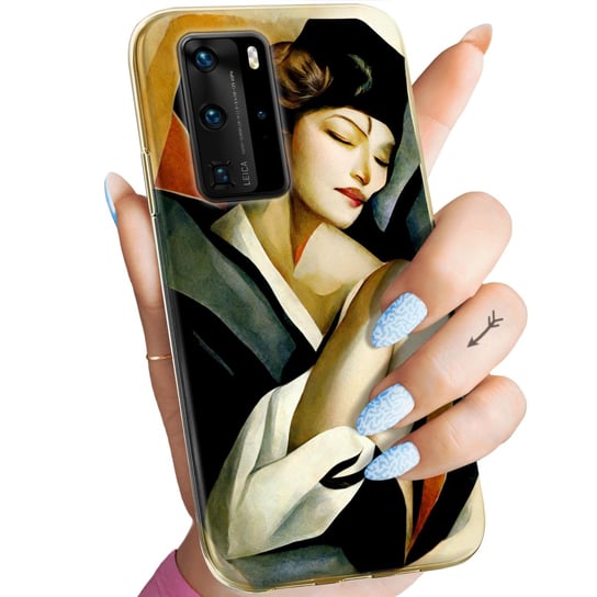 Etui Do Huawei P40 Pro Wzory Art Deco Łempicka Tamara Barbier Wielki Gatsby Huawei