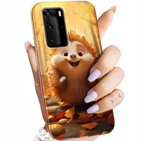 Etui Do Huawei P40 Pro Wzory Jeżyk Jeż Jeżyki Obudowa Pokrowiec Case Huawei