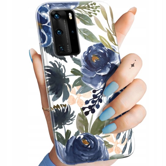 Etui Do Huawei P40 Pro Wzory Kwiaty Kwieciste Flower Obudowa Pokrowiec Case Huawei