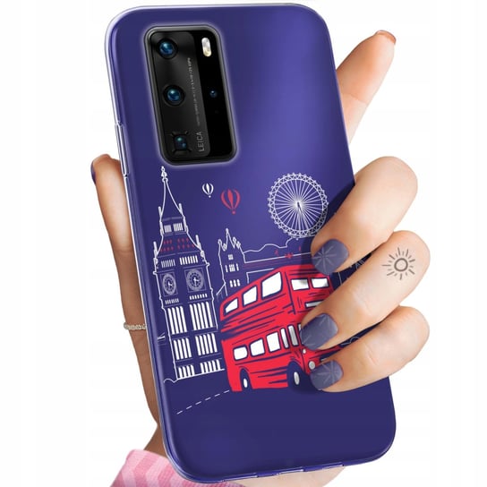 Etui Do Huawei P40 Pro Wzory Travel Podróż Przygoda Obudowa Pokrowiec Case Huawei