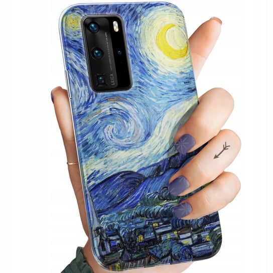 Etui Do Huawei P40 Pro Wzory Vincent Van Gogh Van Gogh Gwieździsta Noc Case Huawei