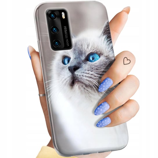 Etui Do Huawei P40 Wzory Animals Zdjęcia Zwierzęta Obudowa Pokrowiec Case Huawei