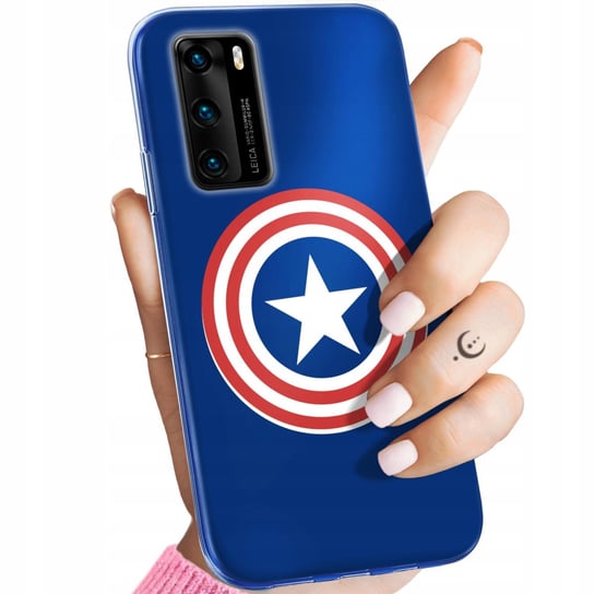 ETUI DO HUAWEI P40 WZORY USA AMERYKA STANY OBUDOWA POKROWIEC CASE Huawei