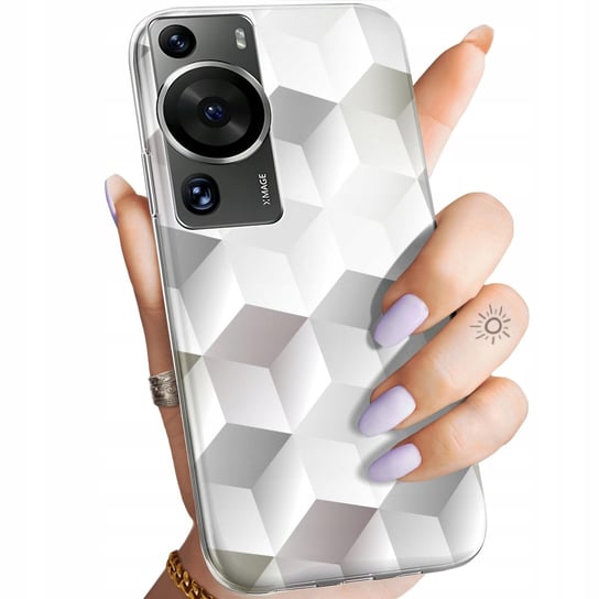 Etui Do Huawei P60 P60 Pro Wzory 3d Geometryczne Iluzja Obudowa Case Huawei Sklep Empik