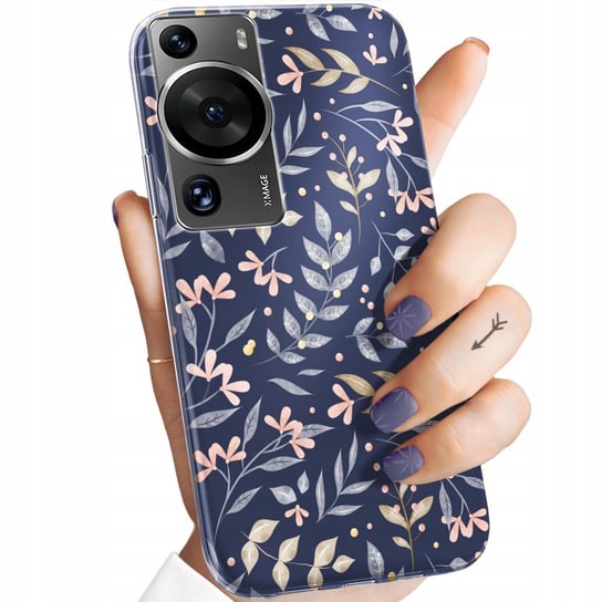 Etui Do Huawei P60 / P60 Pro Wzory Floral Botanika Bukiety Obudowa Case Huawei