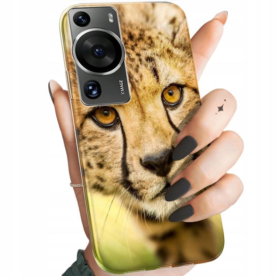 ETUI DO HUAWEI P60 / P60 PRO WZORY GEPARD CĘTKI PANTERKA OBUDOWA POKROWIEC Huawei