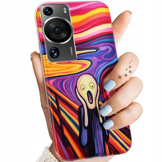 ETUI DO HUAWEI P60 / P60 PRO WZORY KRZYK MUNCH EDVARD SCREAM OBUDOWA CASE Huawei