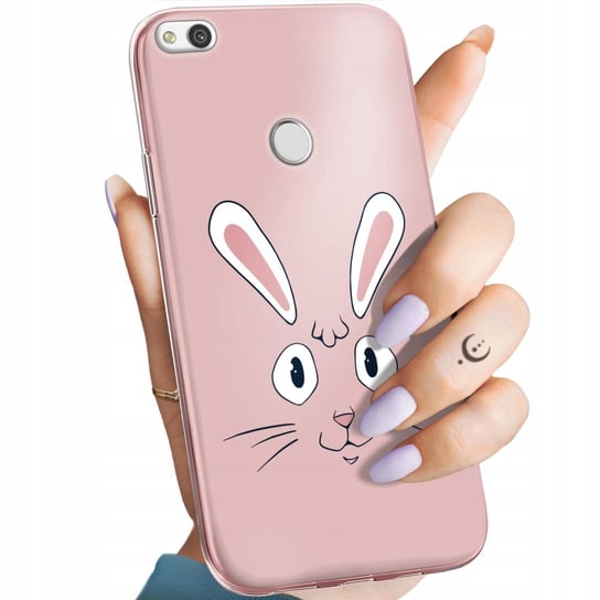 Etui Do Huawei P8/P9 Lite 2017 Wzory Królik Zając Bunny Obudowa Pokrowiec Huawei