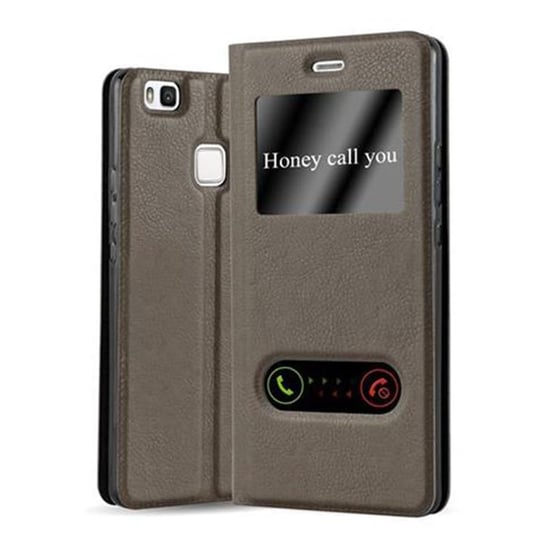 Etui Do Huawei P9 LITE 2016 / G9 LITE w BRĄZOWY KAMIEŃ Pokrowiec Obudowa Case Cover Portfel Ochronny Cadorabo Cadorabo