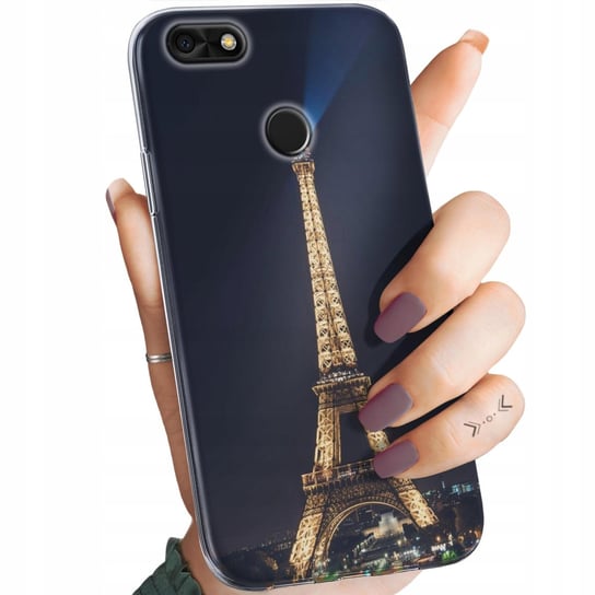 Etui Do Huawei P9 Lite Mini Wzory Paryż Francja Eiffel Obudowa Pokrowiec Huawei