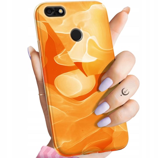 ETUI DO HUAWEI P9 LITE MINI WZORY POMARAŃCZOWE POMARAŃCZE ORANGE OBUDOWA Huawei