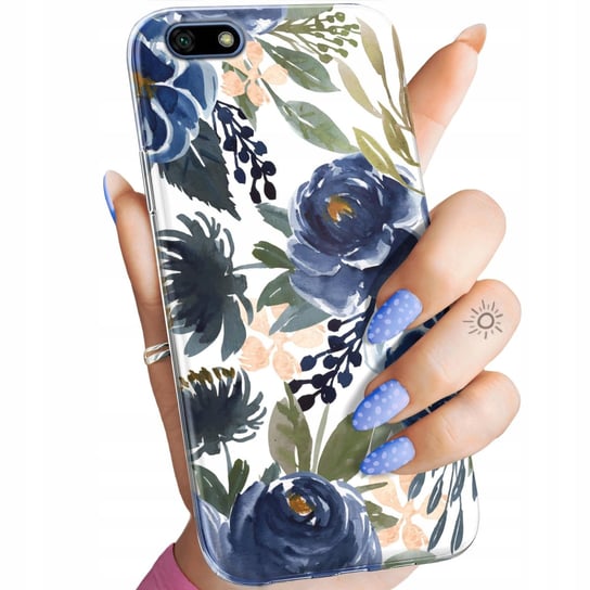 Etui Do Huawei Y5 2018 Wzory Kwiaty Kwieciste Flower Obudowa Pokrowiec Case Huawei