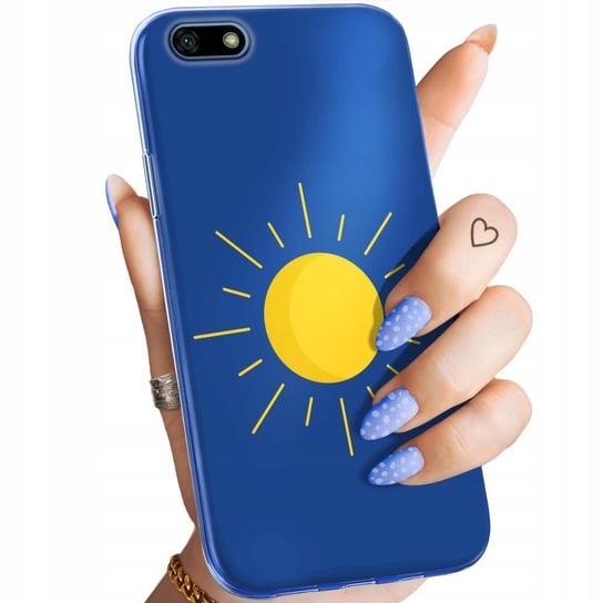 ETUI DO HUAWEI Y5 2018 WZORY SŁOŃCE PLANETY SUN OBUDOWA POKROWIEC CASE Huawei