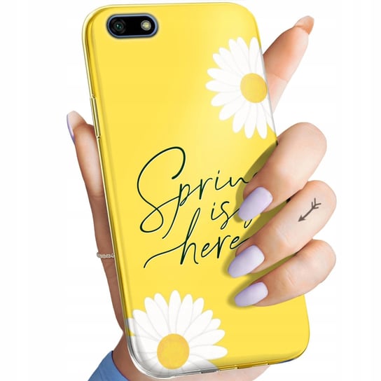 Etui Do Huawei Y5 2018 Wzory Wiosna Wiosenne Spring Obudowa Pokrowiec Case Huawei