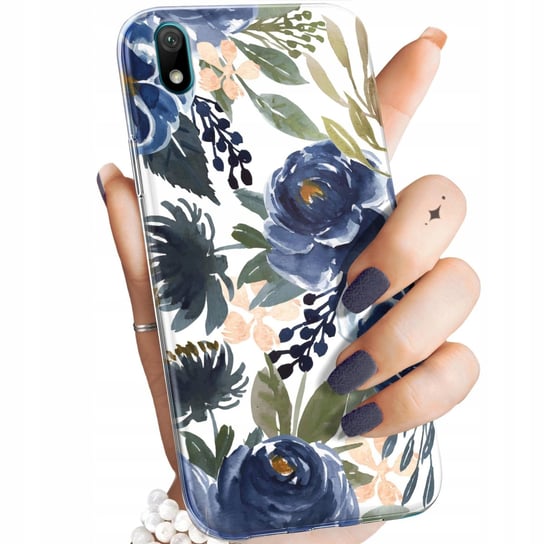 Etui Do Huawei Y5 2019 Wzory Kwiaty Kwieciste Flower Obudowa Pokrowiec Case Huawei