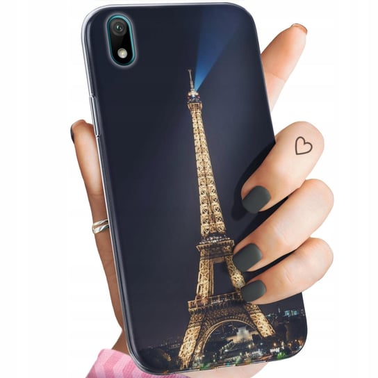 Etui Do Huawei Y5 2019 Wzory Paryż Francja Eiffel Obudowa Pokrowiec Case Huawei