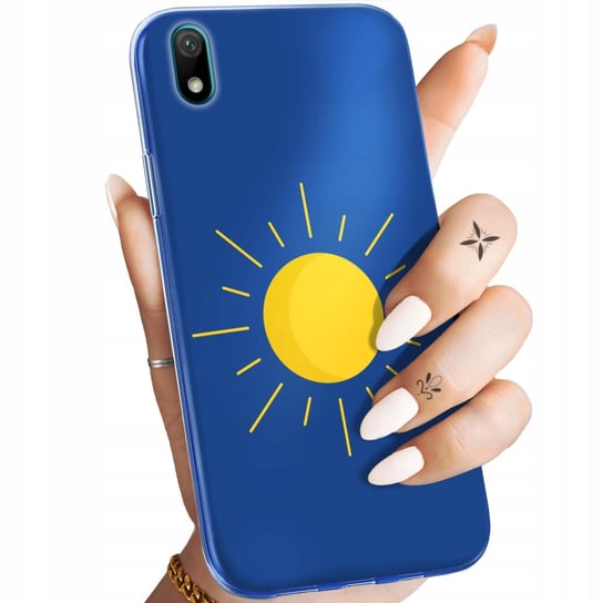 ETUI DO HUAWEI Y5 2019 WZORY SŁOŃCE PLANETY SUN OBUDOWA POKROWIEC CASE Huawei