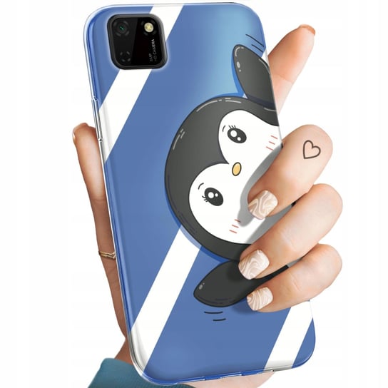 Etui Do Huawei Y5P Wzory Pingwinek Pingwin Happy Feet Obudowa Pokrowiec Huawei