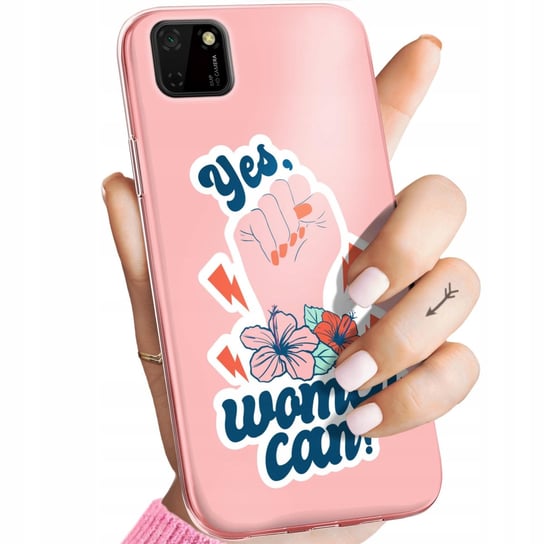 Etui Do Huawei Y5P Wzory Siła Kobiet Girl Power Feminizm Obudowa Pokrowiec Huawei