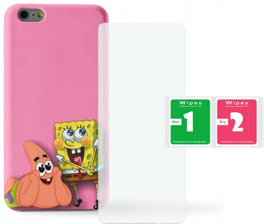 Etui Do Huawei Y6 19 - Spongebob+Szkło C086 Inna marka